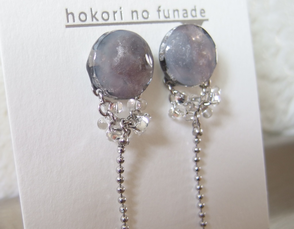 【龍如】ニュアンスチェーンピアス