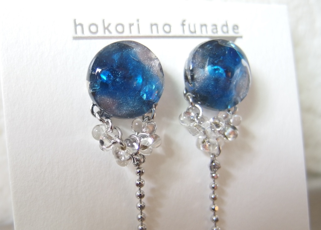 【龍如】ニュアンスチェーンピアス