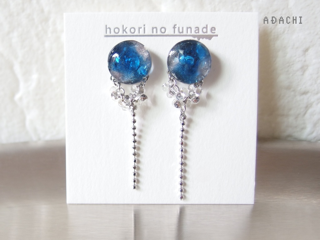 【龍如】ニュアンスチェーンピアス