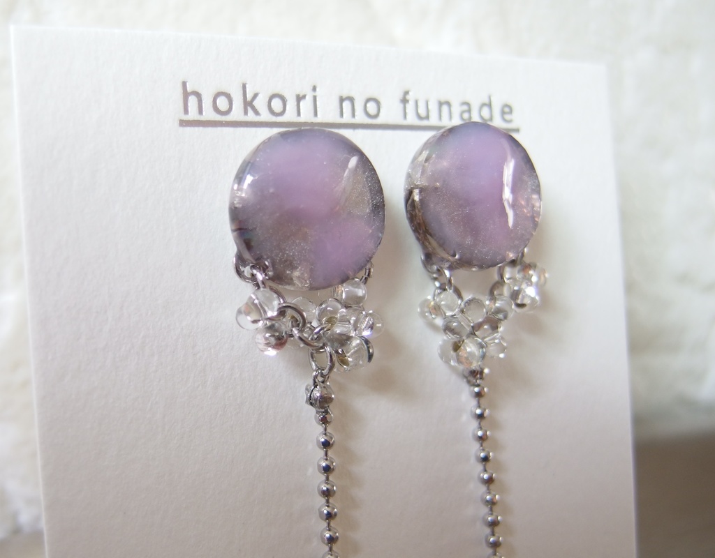 【龍如】ニュアンスチェーンピアス