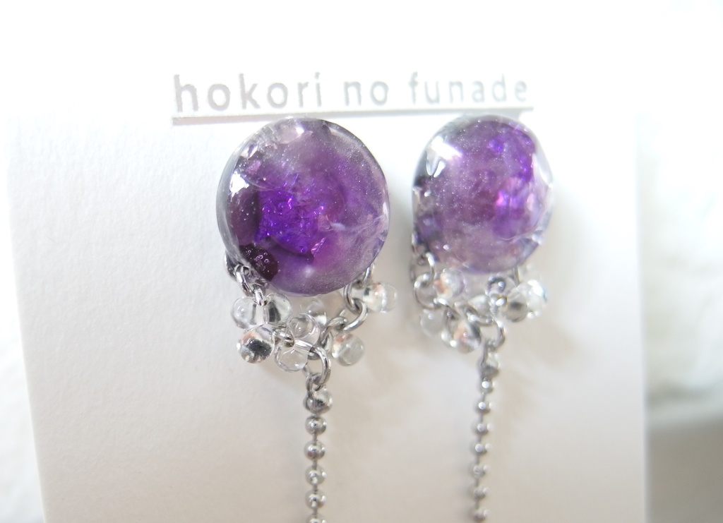 【龍如】ニュアンスチェーンピアス