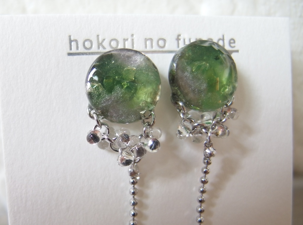 【龍如】ニュアンスチェーンピアス