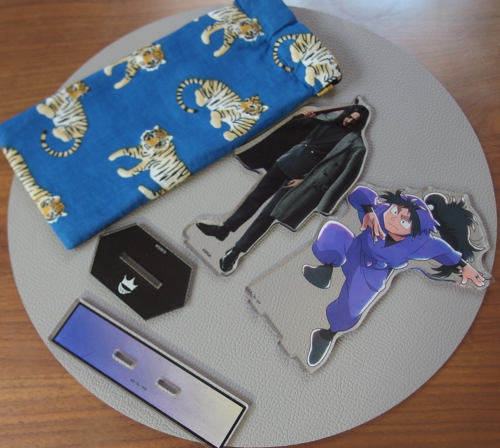 tigerバネ口ポーチ/アクスタケース