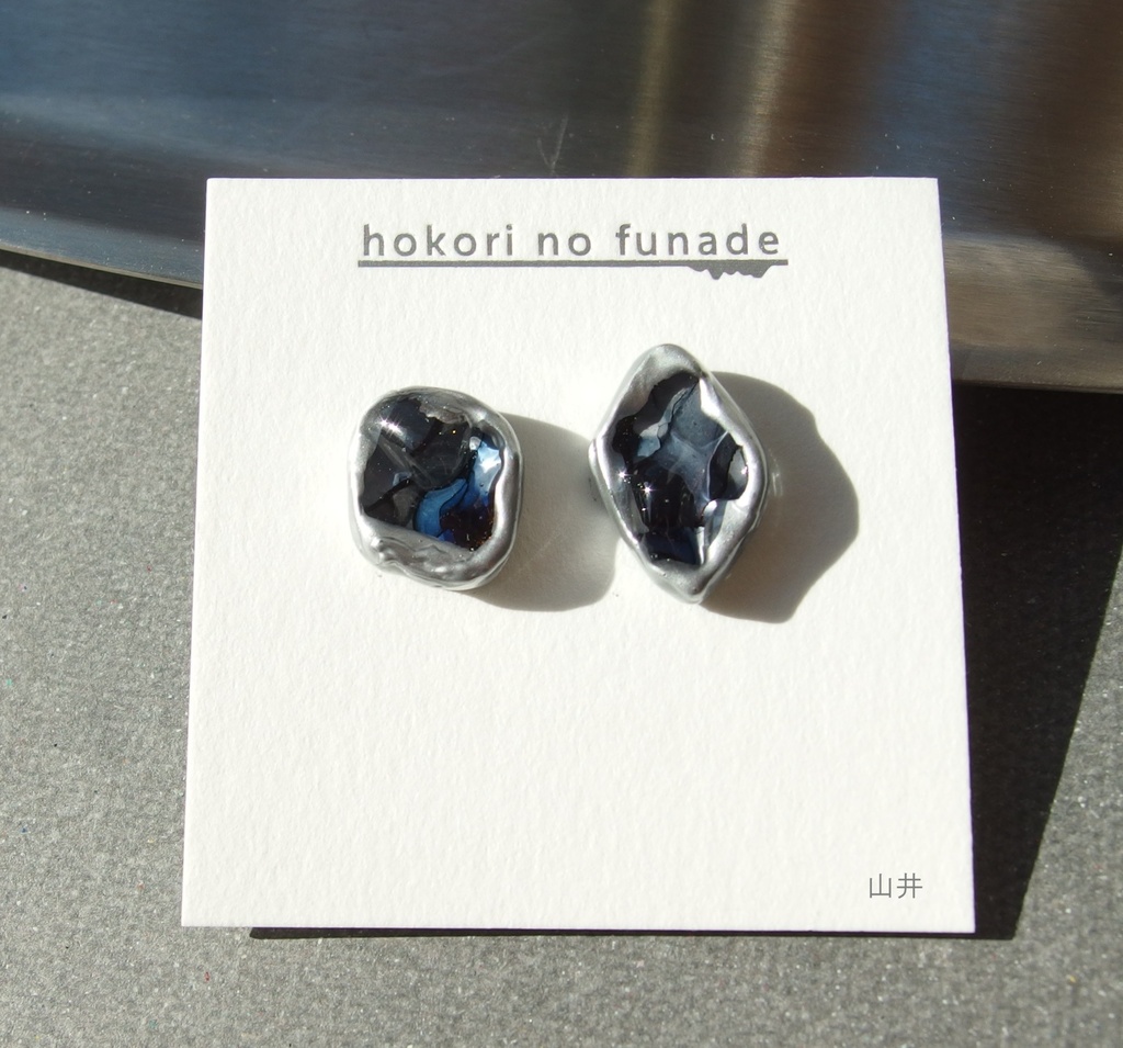 【龍如】インクアートつぶピアス(イヤリング)