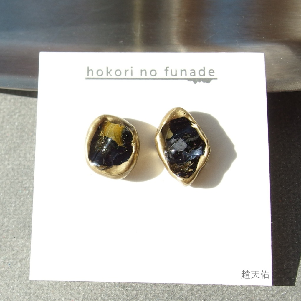 【龍如】インクアートつぶピアス(イヤリング)