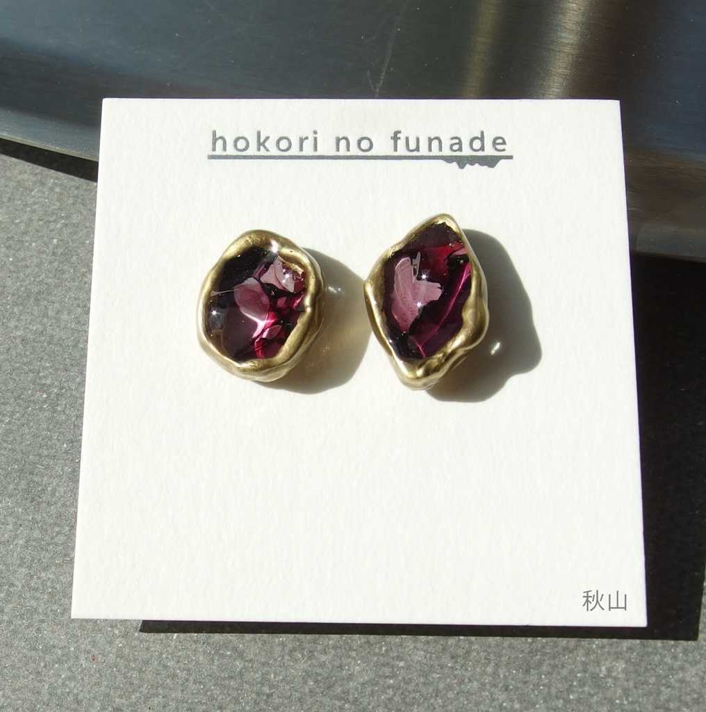 【龍如】インクアートつぶピアス(イヤリング)