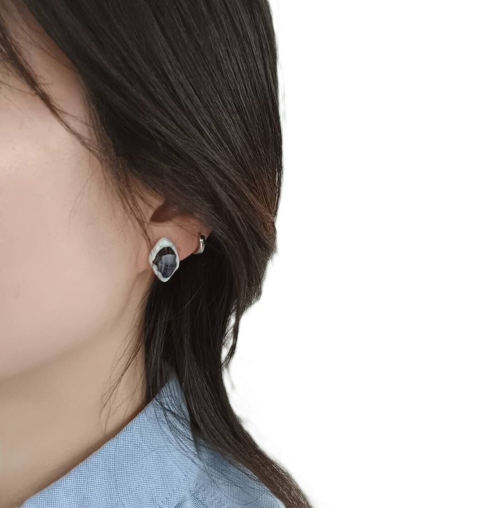 【龍如】インクアートつぶピアス(イヤリング)