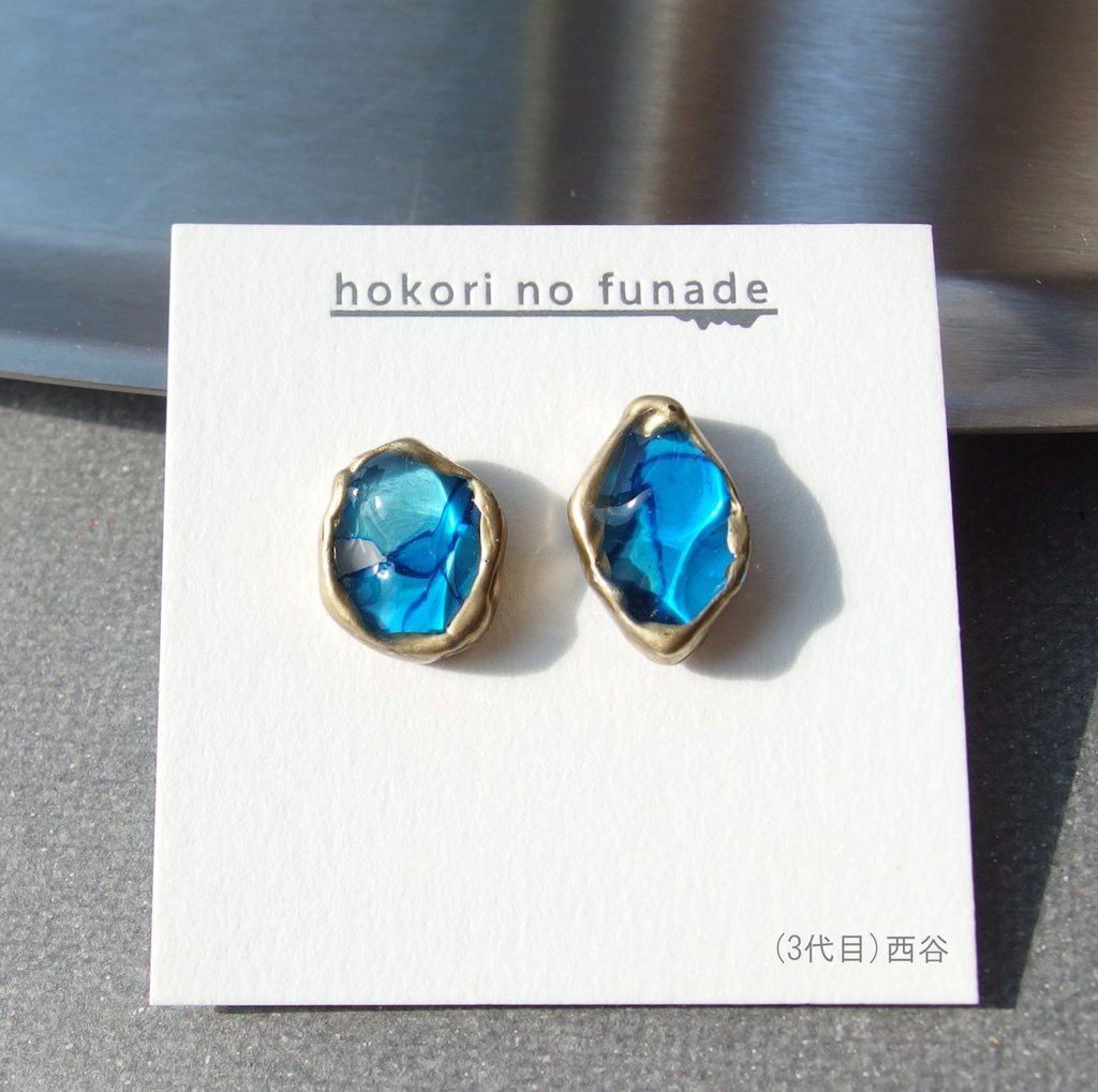 【龍如】インクアートつぶピアス(イヤリング)
