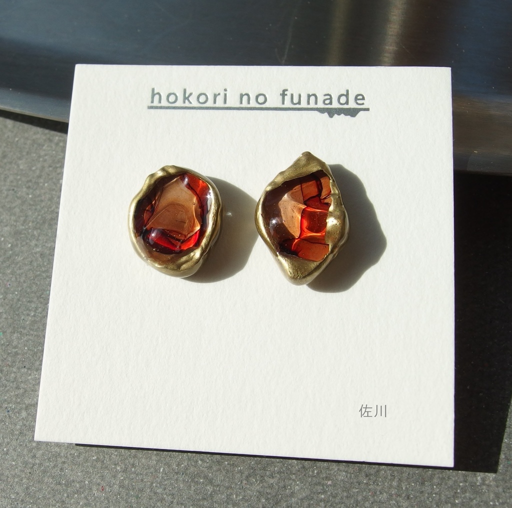 【龍如】インクアートつぶピアス(イヤリング)