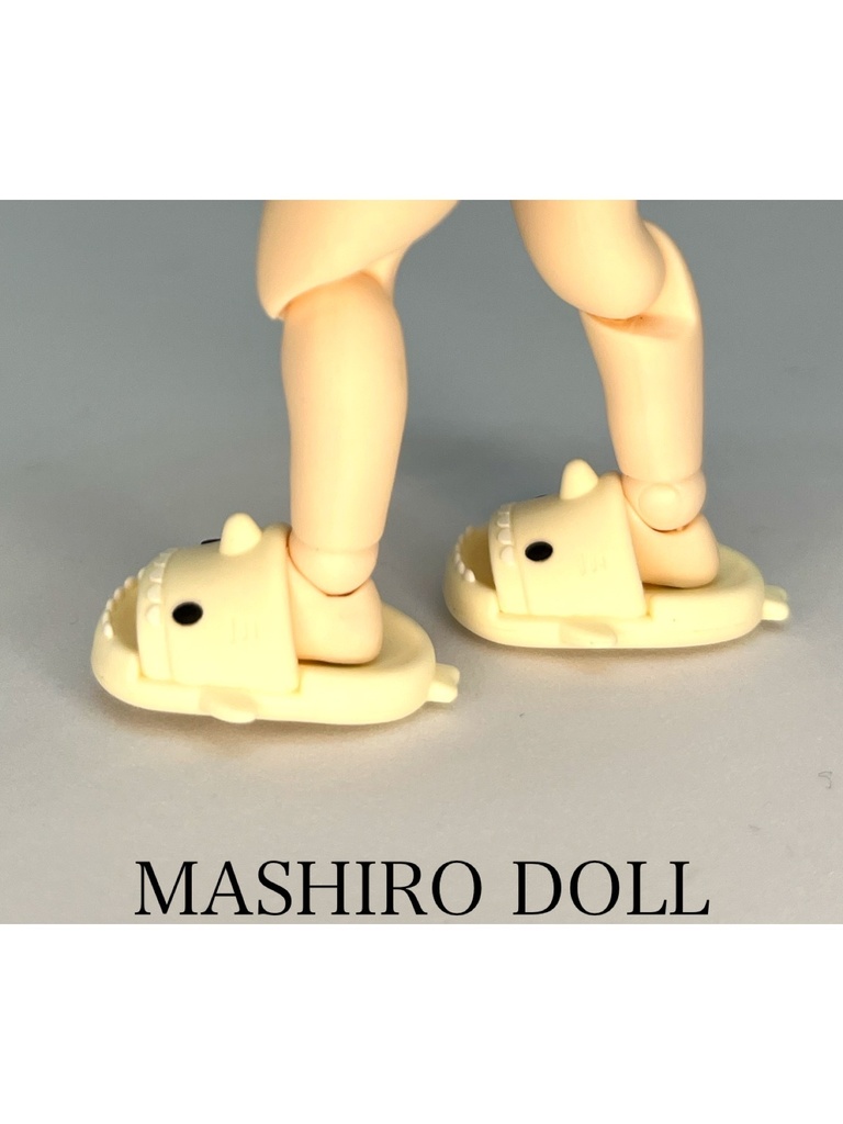 ドール靴　ねんどろいどどーる対応　サンダル　サメ　11cmオビツボディ対応