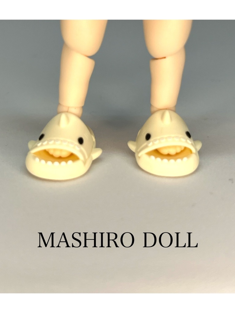 ドール靴　ねんどろいどどーる対応　サンダル　サメ　11cmオビツボディ対応