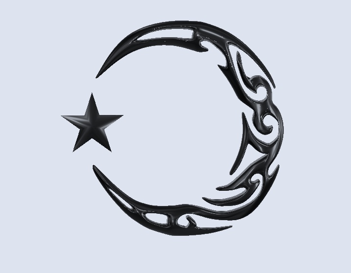 Lune&Star_Necklace_Earrings