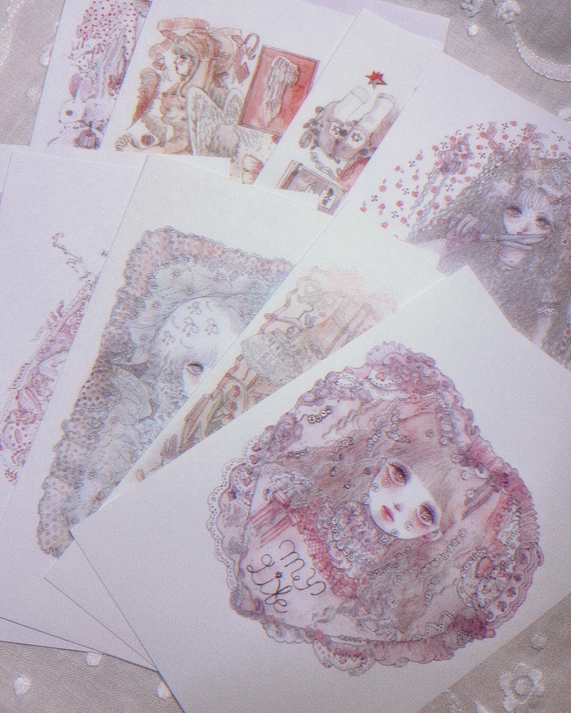 postcard 10set