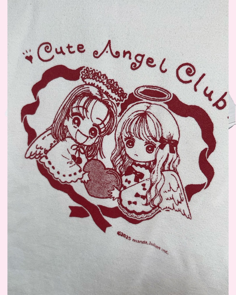 シルクスクリーンプリント Tシャツ【満田×慈愛李在】白