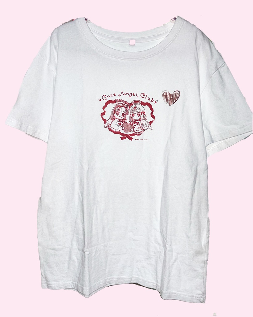 シルクスクリーンプリント Tシャツ【満田×慈愛李在】白