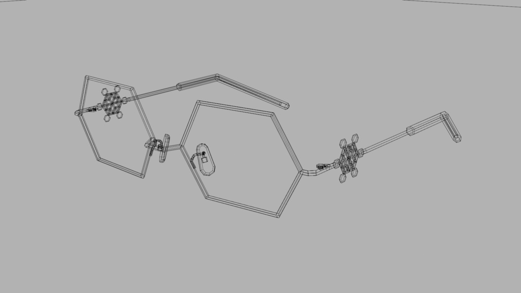 雪の結晶めがね 【リム3種類×テンプル10種類】