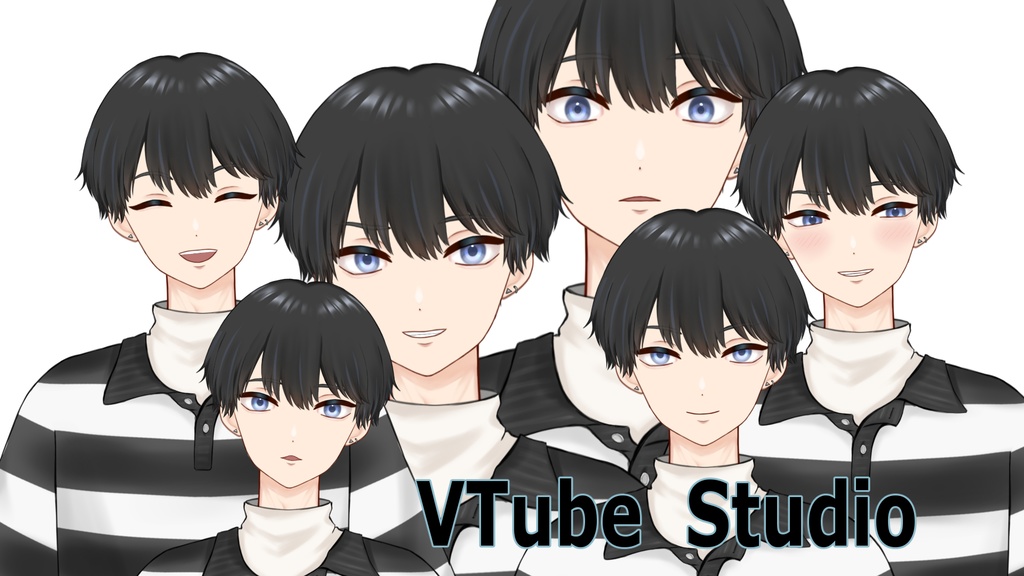 2Dモデル　VTS対応モデル【モーション・表情差分付き】