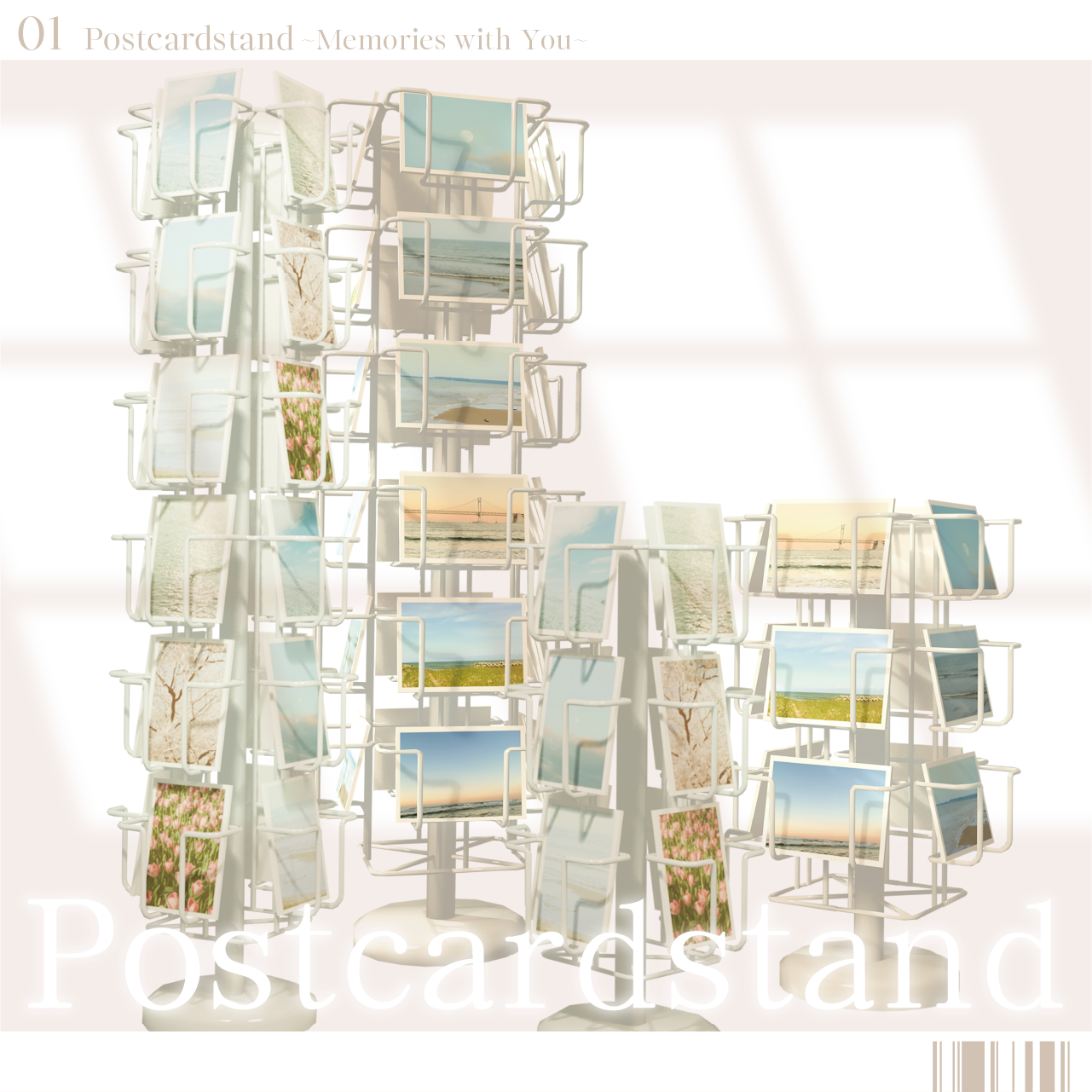 【期間限定無料】ポストカードスタンド~Memories with You~