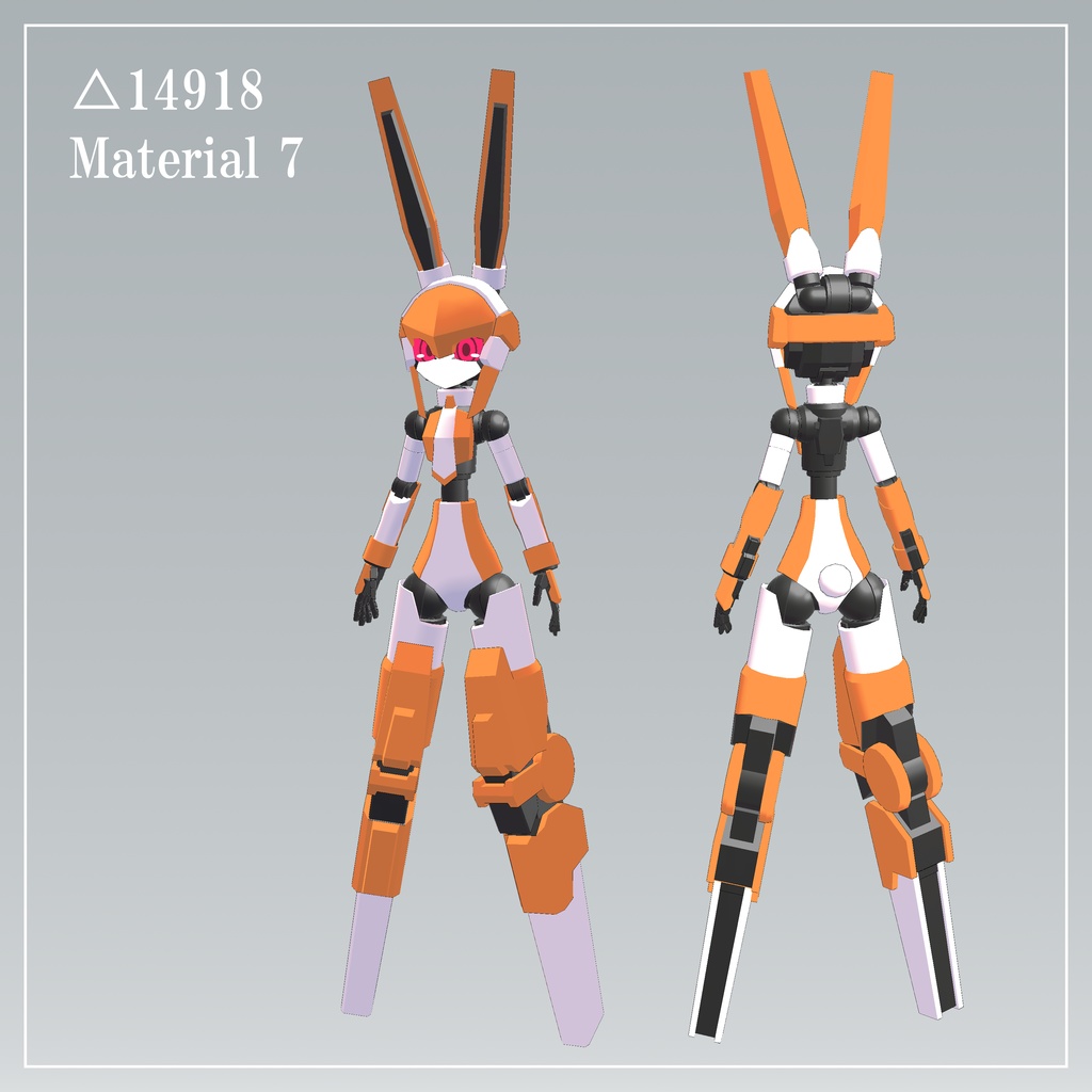 VRChat向け3Dモデル 因幡ちゃん