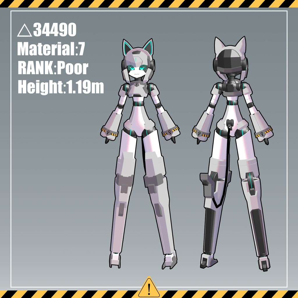 VRChat向け3Dモデル クレイス