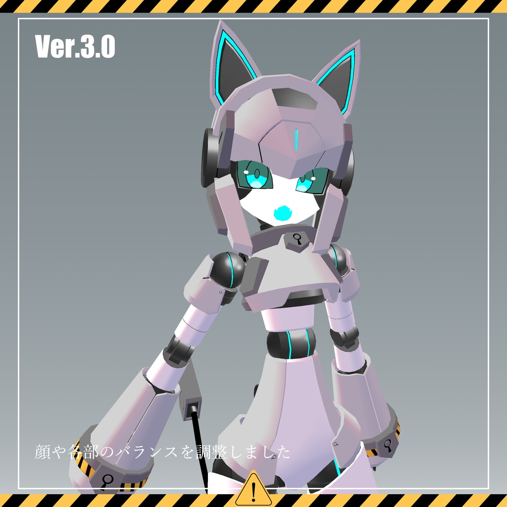 VRChat向け3Dモデル クレイス