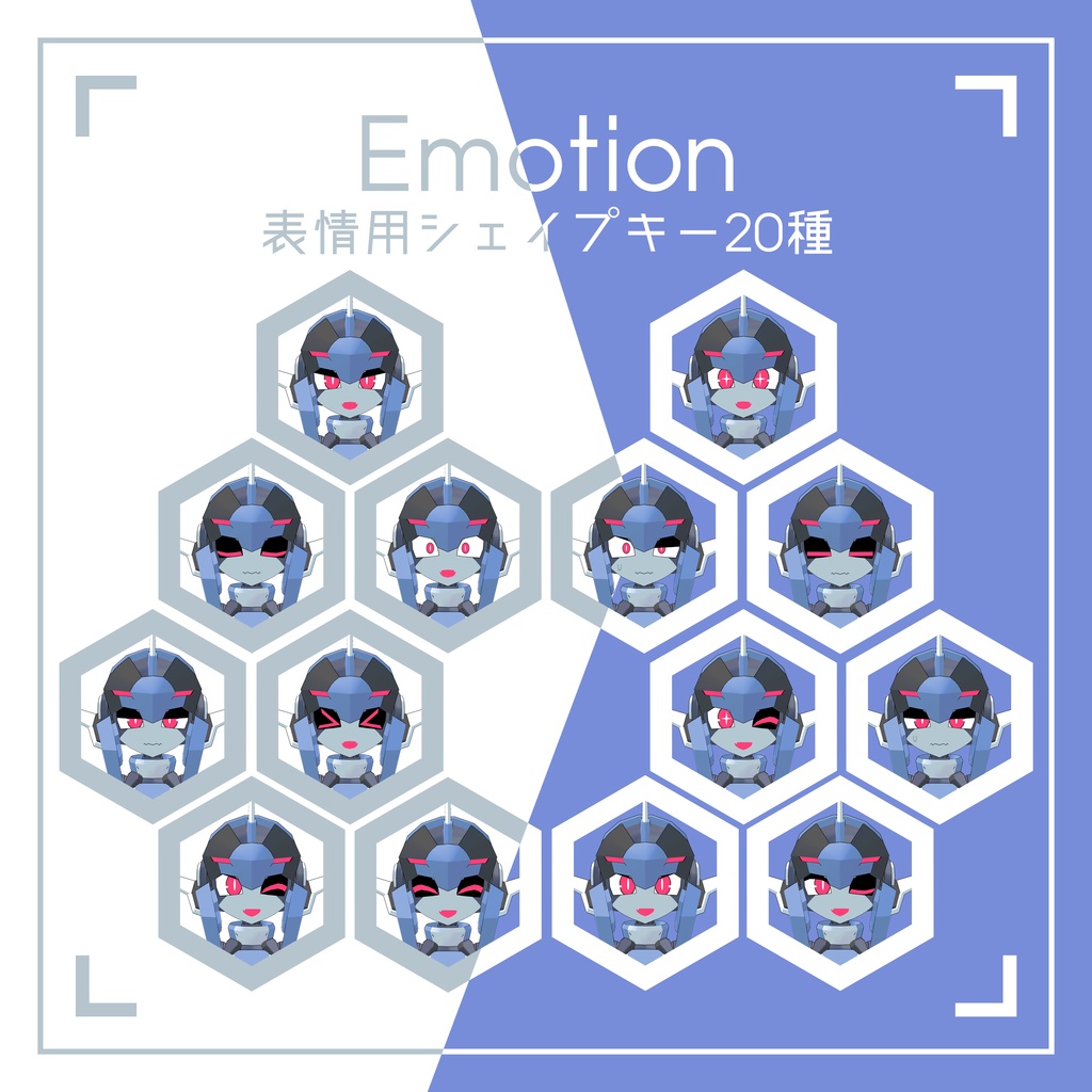 VRChat向け3Dモデル アクーラ