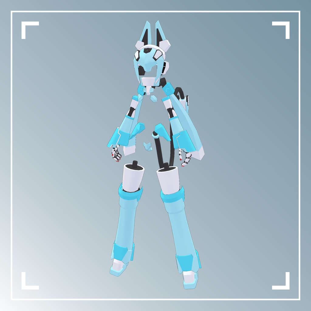 【36式 敷波ちゃん向け】寒冷地用アーマー 幻氷