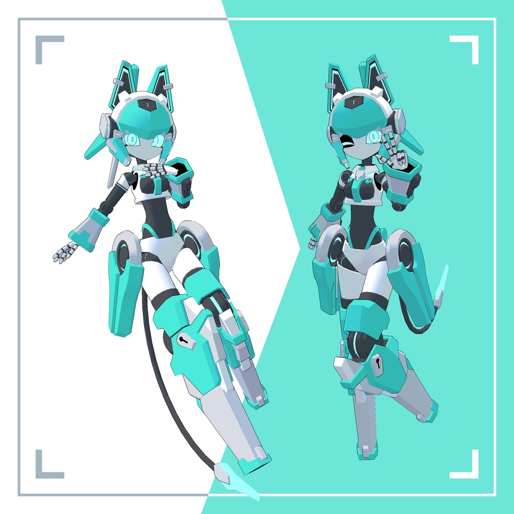 VRChat向け3Dモデル トリフォリウム