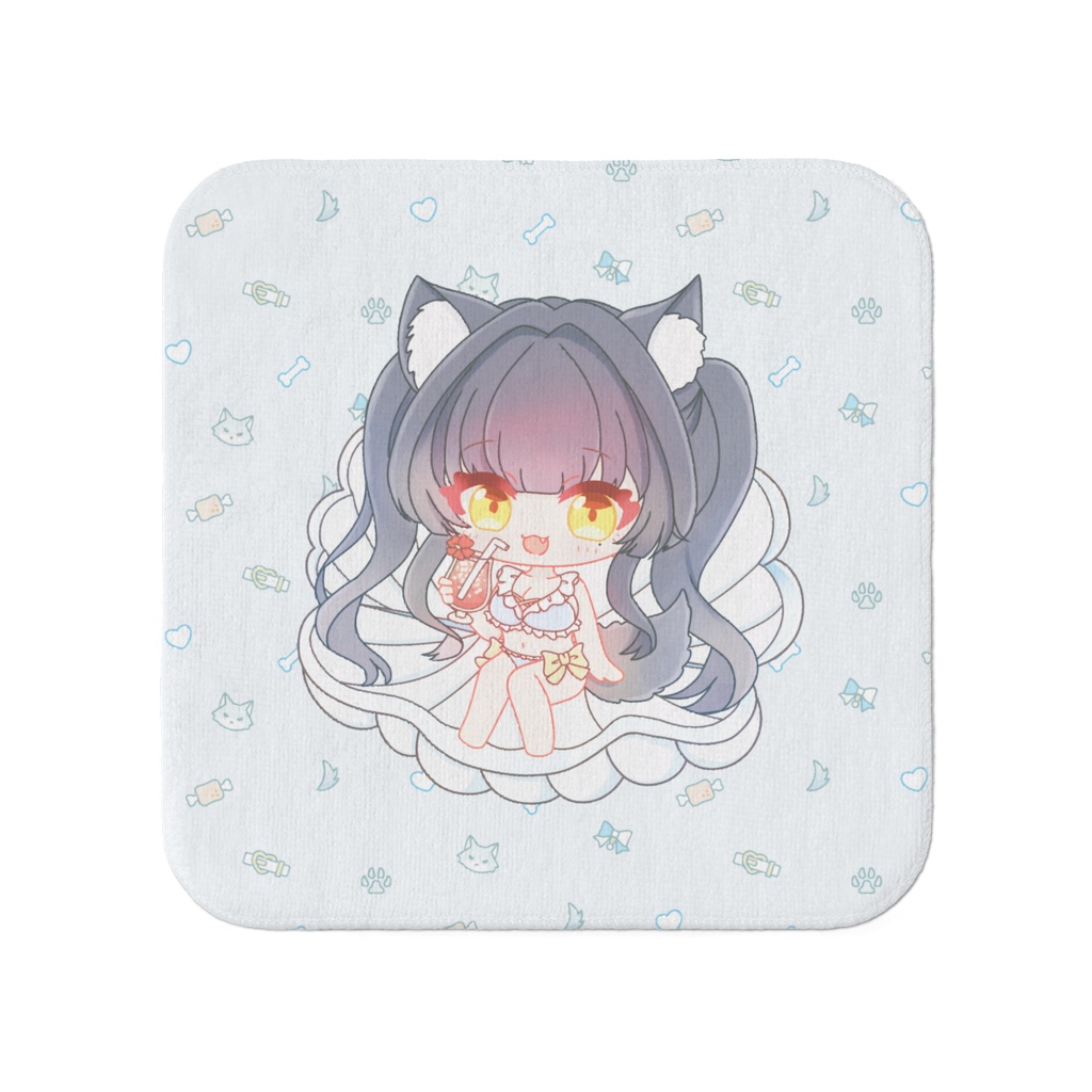 夏っぽざらめちゃんハンカチ