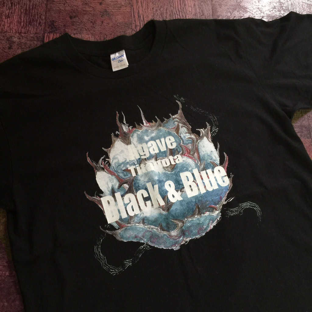 アガベTシャツ(チタノタ BB・ Agave titanota Black And Blue)ブラック#16708200