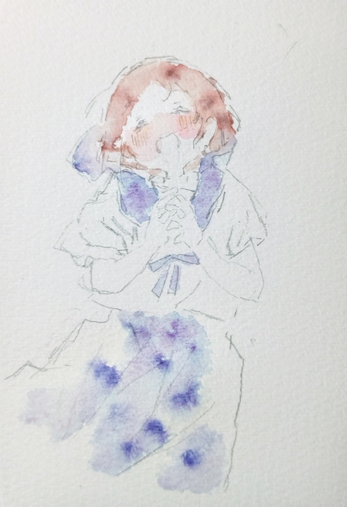 「ほわほわ」ハガキサイズ原画