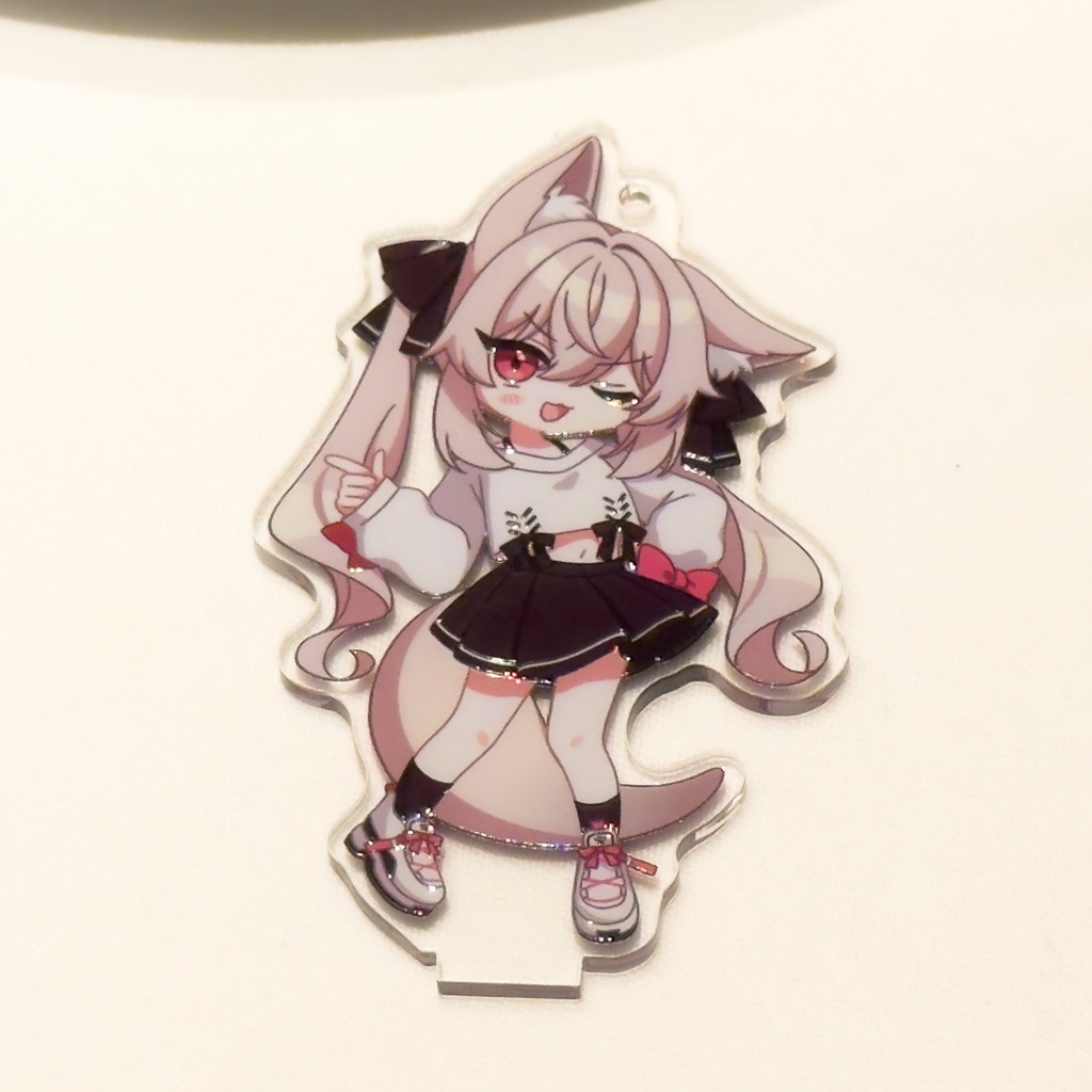 カリンちゃんアクリルスタンド/キーホルダー&シール&3Dモデル