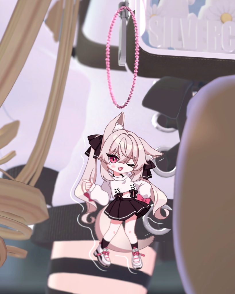 カリンちゃんアクリルスタンド/キーホルダー&シール&3Dモデル