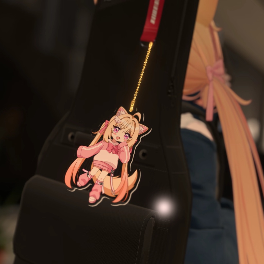 シフォンちゃんアクリルスタンド/キーホルダー&シール&3Dモデル