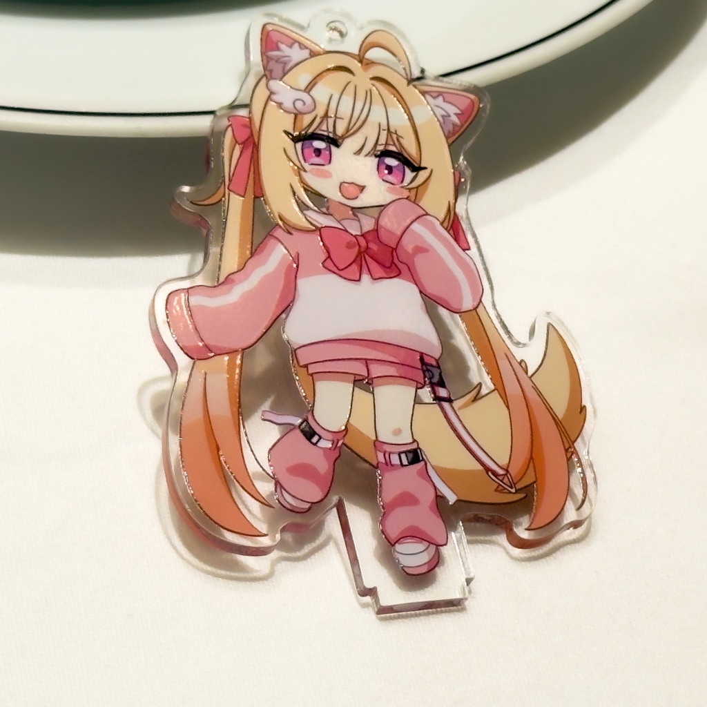 シフォンちゃんアクリルスタンド/キーホルダー&シール&3Dモデル