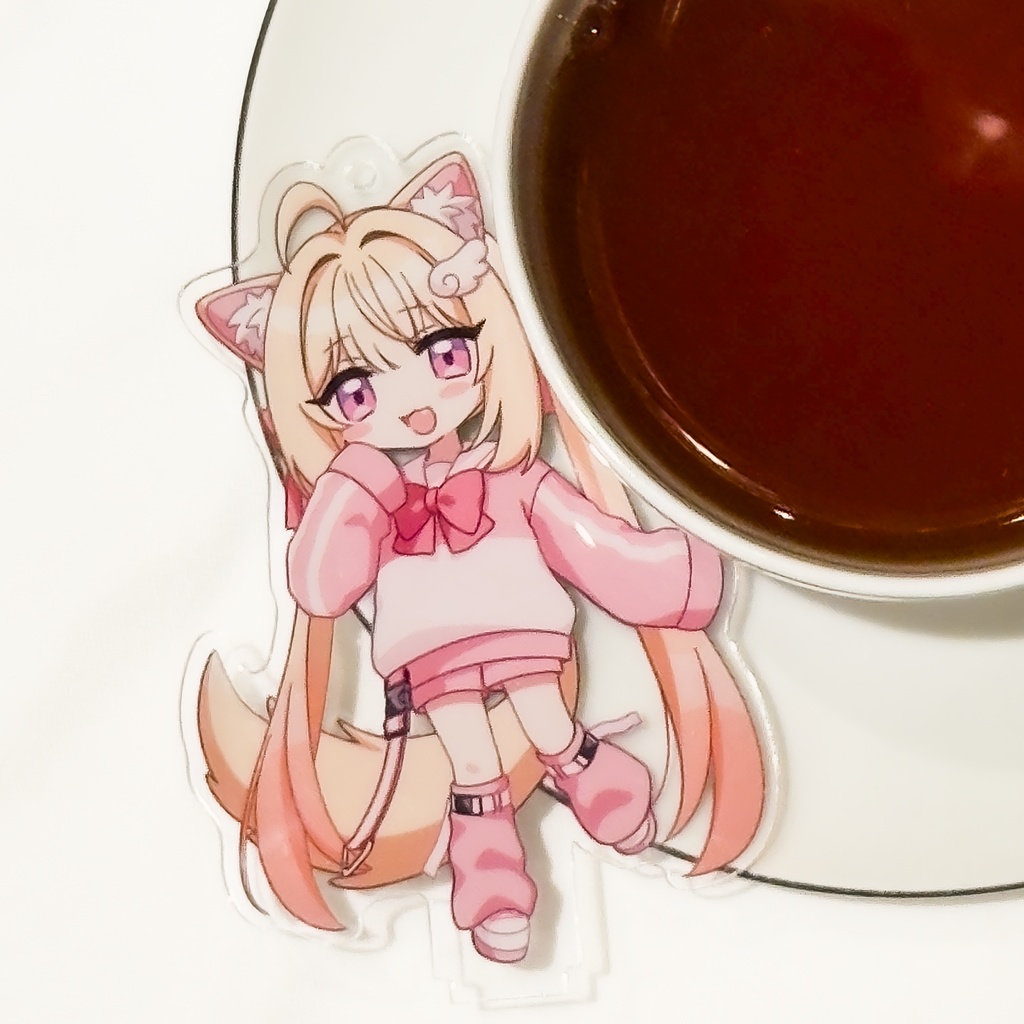 シフォンちゃんアクリルスタンド/キーホルダー&シール&3Dモデル