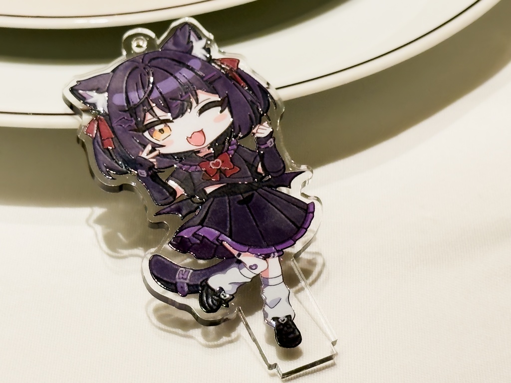 ショコラちゃんアクリルスタンド/キーホルダー&シール&3Dモデル