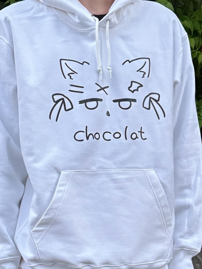 ショコラちゃんジト目パーカー