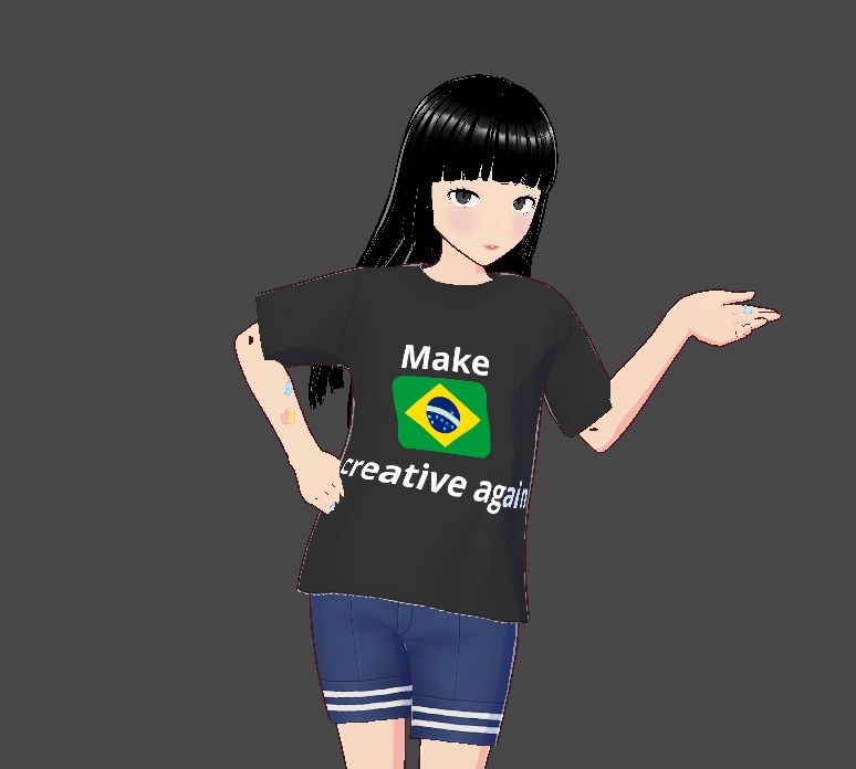 [free]Vroid tee kit (Make Brazil Creative Again)