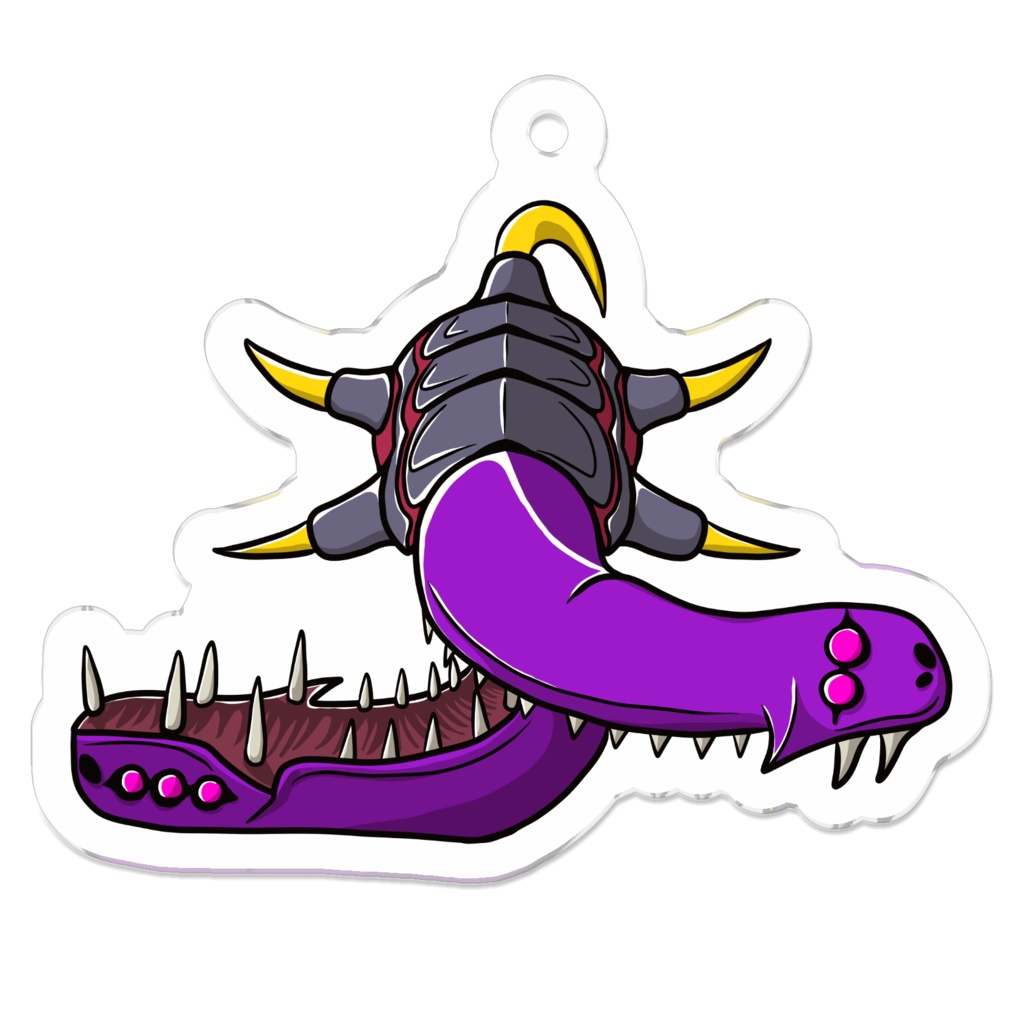 【怪獣 アンギュノス】キャラクターアクリルキーホルダー