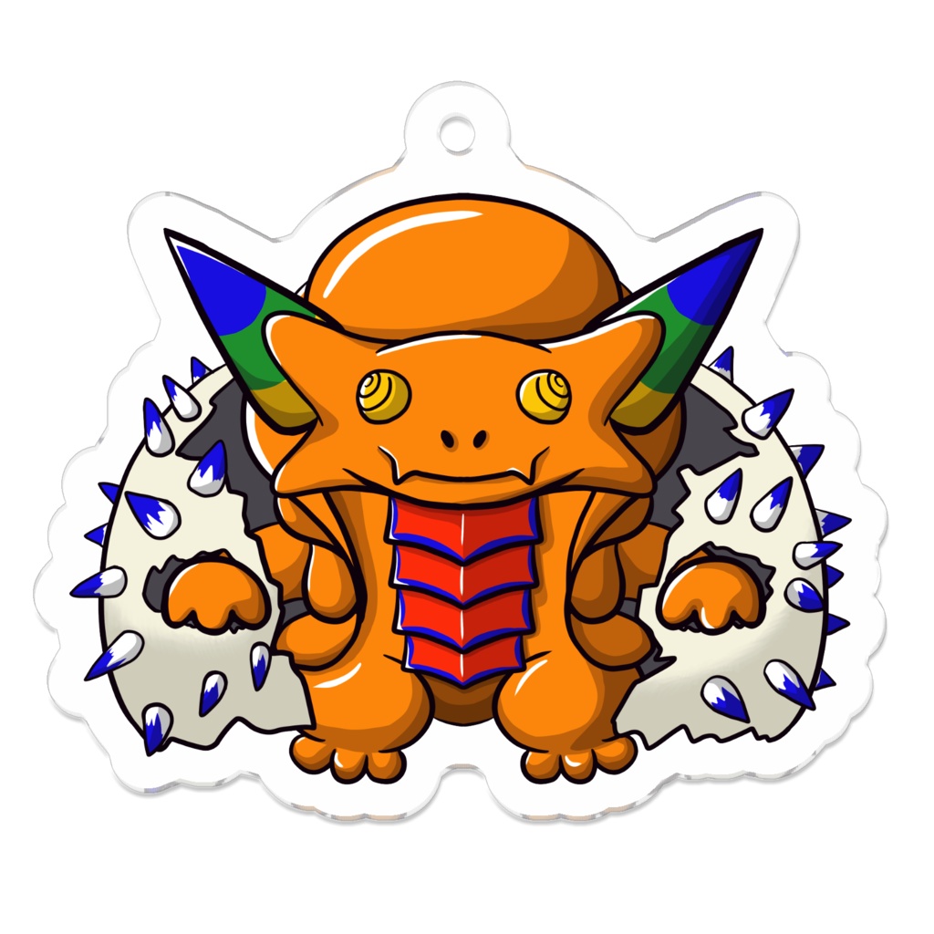 【怪獣 ハンコウキラドン】キャラクターアクリルキーホルダー Ver.2