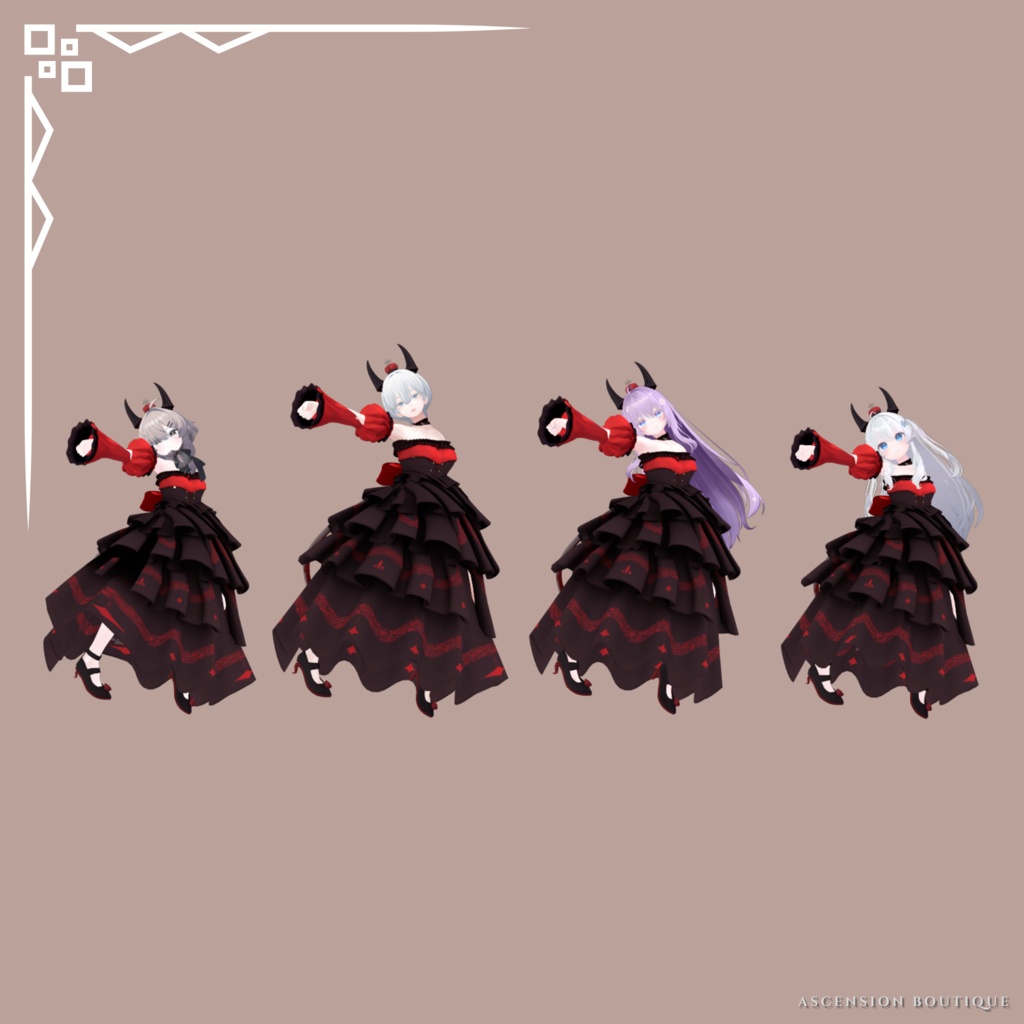 【複数アバター対応】デヴェリッシュメイデン・Develish Maiden