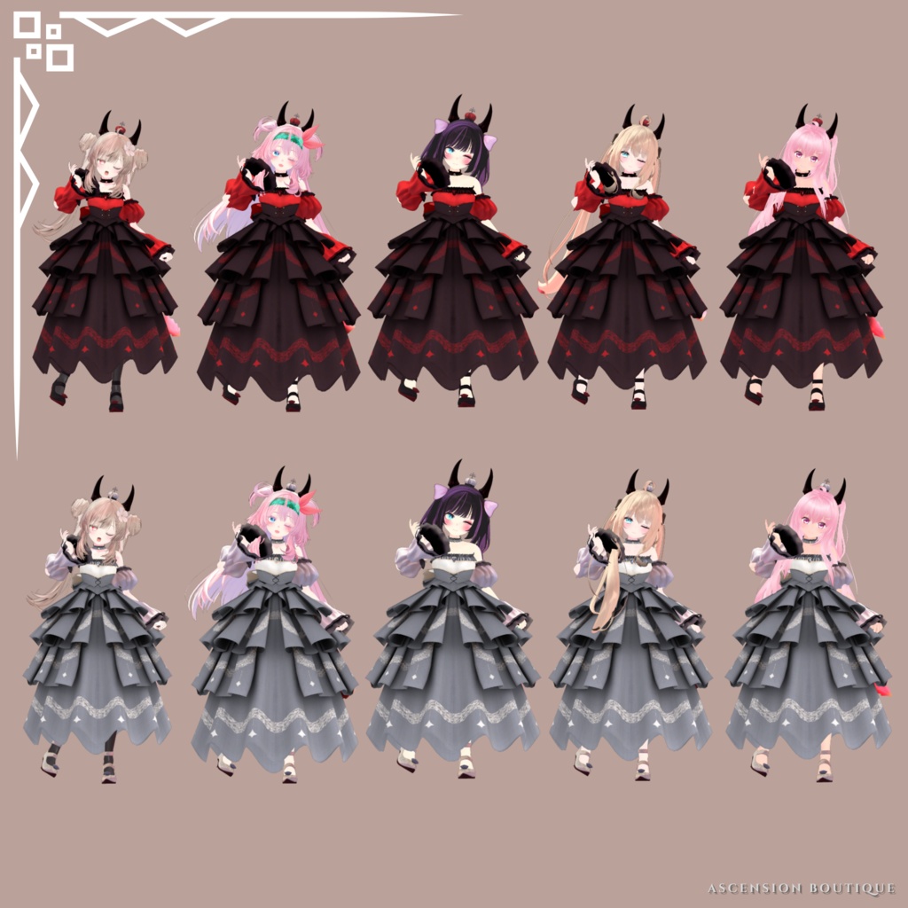 【複数アバター対応】デヴェリッシュメイデン・Develish Maiden