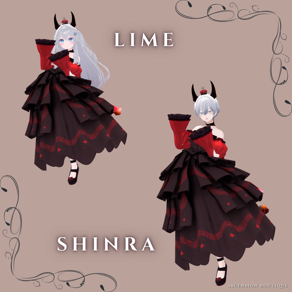 【複数アバター対応】デヴェリッシュメイデン・Develish Maiden