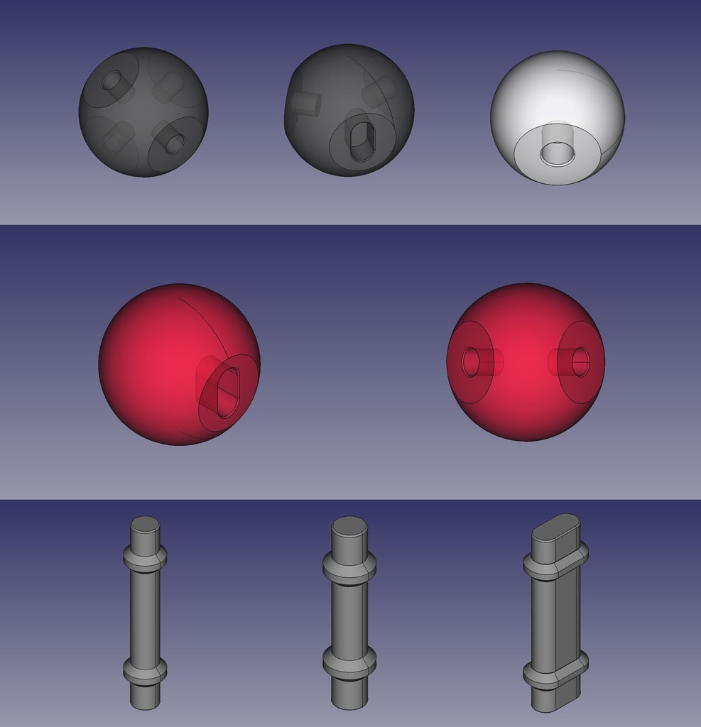 【3Dデータ】原子ブロック - カルボニル