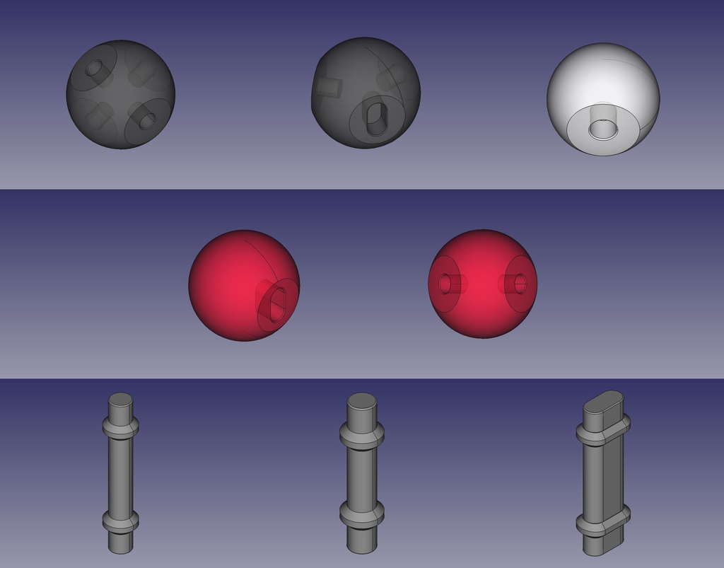 【3Dデータ】原子ブロック - カルボニル