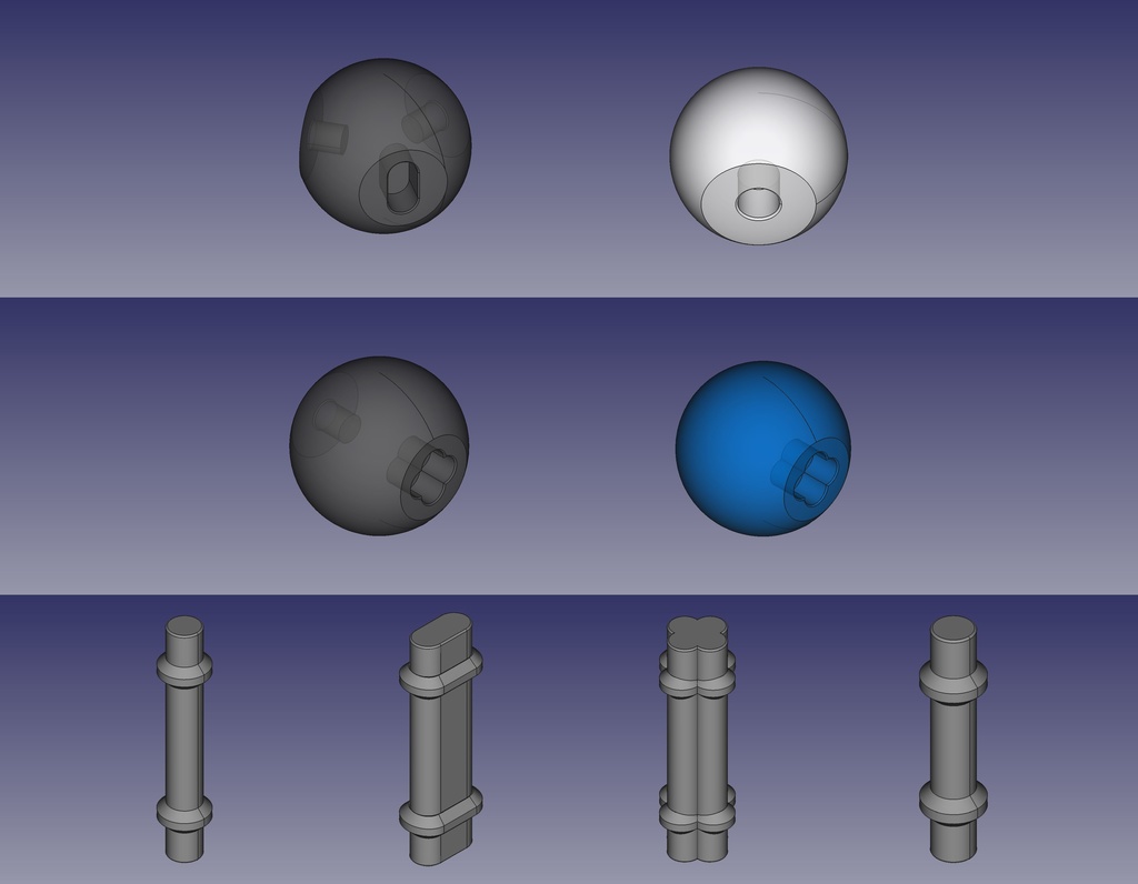 【3Dデータ】原子ブロック - ニトリル