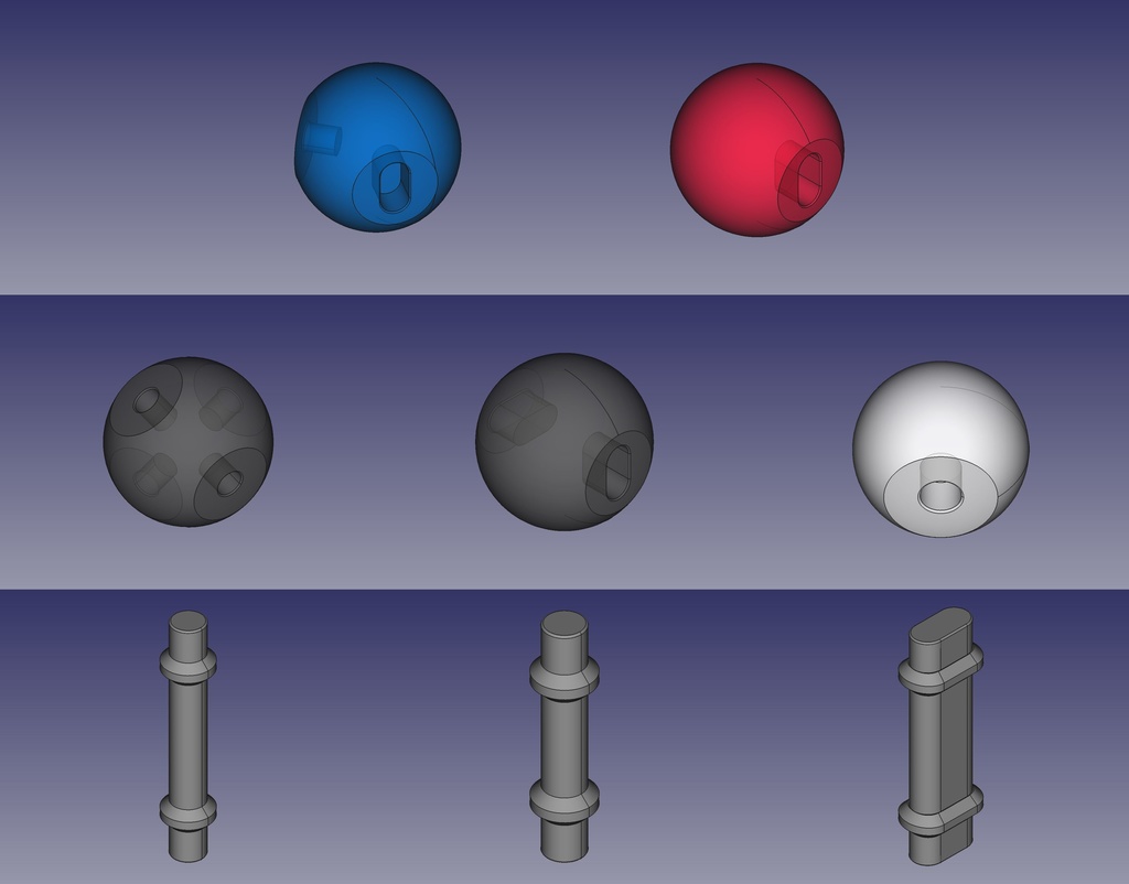 【3Dデータ】原子ブロック - アレンなど