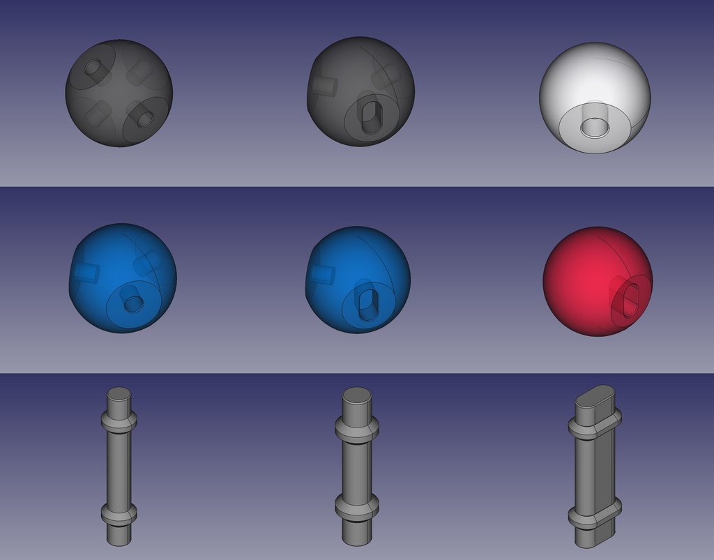 【3Dデータ】原子ブロック - イミン構造