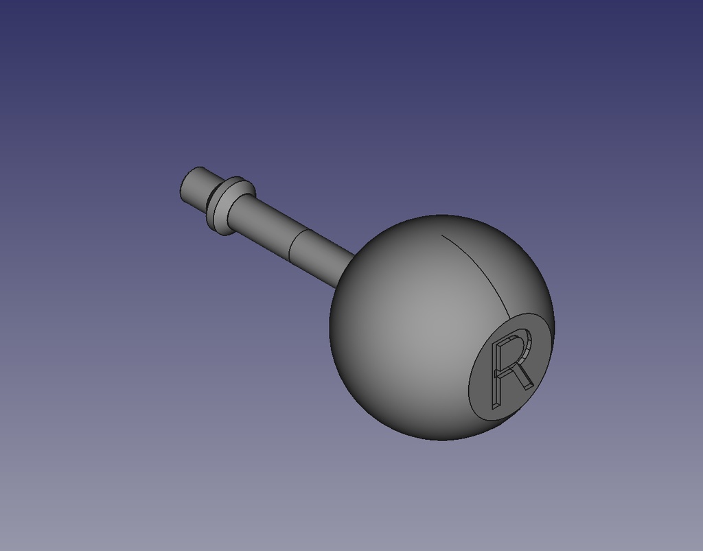 【3Dデータ】原子ブロック - ニトロ・スルホニル